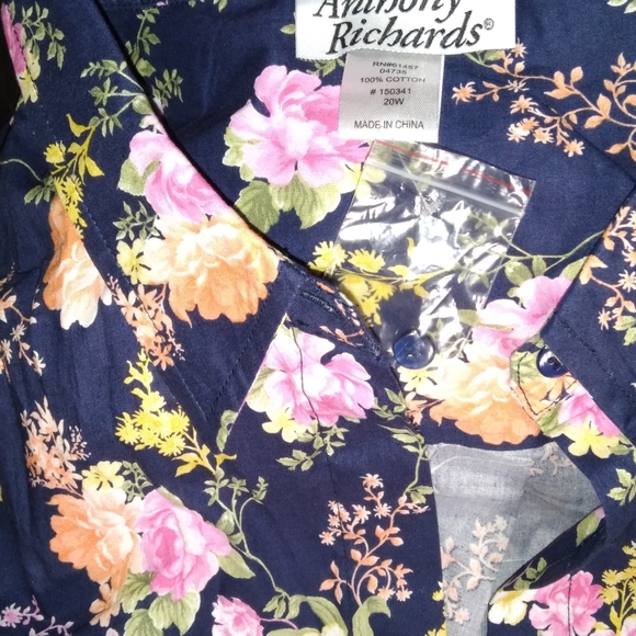 Anthony Richards Tops Anthony Richards Plus Size Shirt Poshmark